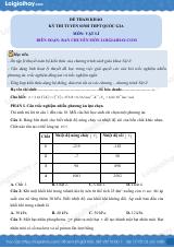 Đề tham khảo thi Vật lí THPT (Đề số 3) - có lời giải chi tiết